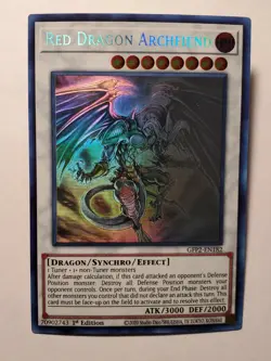 Red Dragon Archfiend Ghost Rare GFP2-EN182 1st Edition Near Mint Yugioh - Image 1
