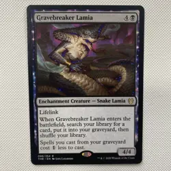 MTG Theros: Beyond Death THB Gravebreaker Lamia Rare Black Magic Card Near Mint - Image 1