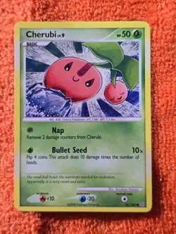 2008 Pokemon Diamond and Pearl Stormfront #56 Cherubi, C, NF/H, cd16 - Image 1
