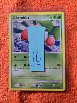 2008 Pokemon Diamond and Pearl Stormfront #56 Cherubi, C, NF/H, cd16 - Image 3