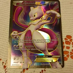Pokemon TCG Mewtwo EX 98/99 Next Destinies Full Art Ultra Rare Holo Card - Image 1