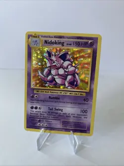 Nidoking 45/108 Holo Rare XY Evolutions Pokemon Card TCG 2016- NM - Image 1