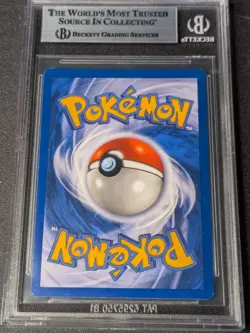 BGS 9 Ninetales Holo 13/130 Base Set 2 2000 Pokemon Card SWIRL - Image 2