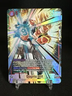 Gogeta : BR FB09-007 Alternate Art Dual Evolution Dragon Ball Card English - Image 1