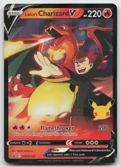 Lance's Charizard V Promo Holo SWSH: Sword & Shield Promo Cards SWSH133 NM - Image 1