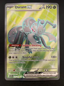 Durant ex 215/191 - Pokemon Surging Sparks Full Art Card NM - Image 1