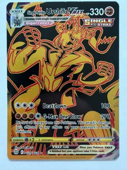 Single Strike Urshifu VMAX TG29/TG30 Brilliant Stars Full Art Pokemon Card LP - Image 1