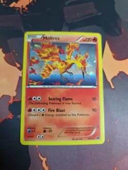 Moltres 14/99 Next Destinies Holo Rare Pokemon Card TCG LP - Image 1
