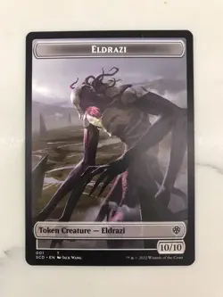 Eldrazi / Soldier Token MTG Magic Gathering Card NM Mint Starter Commander SCD - Image 1