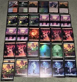 mtg full art land lot of 24 Cards - Image 1