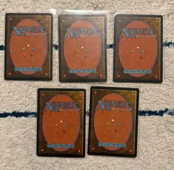 MTG Magic Revised - Set of 5 Dual Lands - Image 2