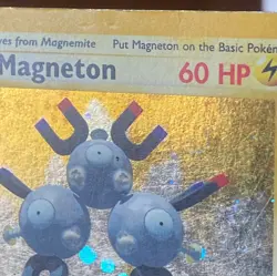 Pokemon TCG - Vintagwe WOTC - Magneton #9/130 - Base Set 2 - Holo Rare - MP - Image 3
