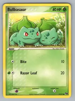 BULBASAUR 12/17 C POP SERIES 2 POKEMON LP 2005 - Image 1