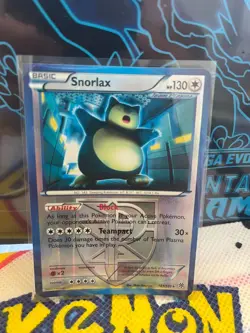 Pokemon TCG - Snorlax 101/135 Reverse Holo - Black White Plasma Storm - LP - Image 1