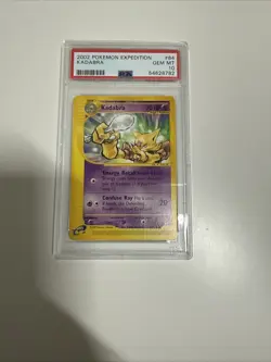 Pokemon TCG Expedition Kadabra 2002 PSA 10 Gem Mint - Image 1