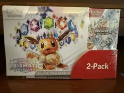 Costco Pokemon Prismatic Evolutions 2-Pack Trainer Box and Booster Bundle - Image 1
