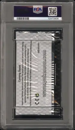 PSA 8 NM-MT Pokemon TCG - Black & White Preview Foil Booster Pack 2011 Sealed - Image 2