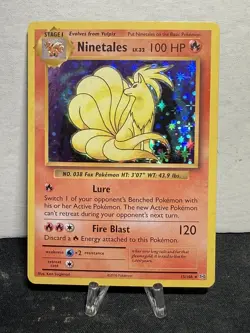 Ninetails Holo Rare Pokemon TCG XY Evolutions 15/108 - Image 1