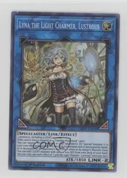 SR - Lyna the Light Charmer Lustrous 1st Ed. YuGiOh ning Overdrive #LIOV-EN049 - Image 1