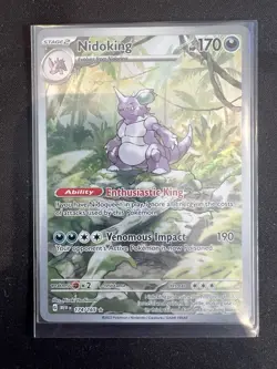 Pokemon TCG - S&V 151 - 174/165 Nidoking - Illustration Rare - NM/M - Image 1