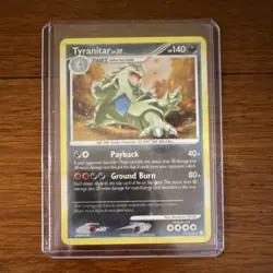 Pokemon Tyranitar 17/123 Mysterious Treasures 2007 Reverse Holo Rare HP140 - Image 1