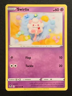 Swirlix | 083/195 | Common | SWSH: Silver Tempest | Pokemon TCG - Image 1