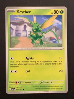 Scyther - 004/197 - Common - S&V: Obsidian Flames - Pokemon TCG - Image 1