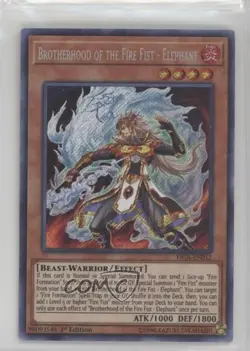 Brotherhood of the Fire Fist - Elephant SE 1st Ed. YuGiOh s Gadgets #FIGA-EN012 - Image 1