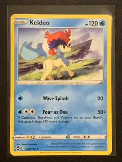 Keldeo | 046/195 | Rare | SWSH: Silver Tempest | Pokemon TCG - Image 1