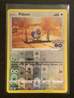 Pidove | 061/078 | Reverse Holo Common | Pokemon Go | Pokemon TCG - Image 1