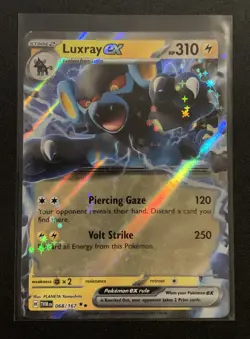 Luxio Ex - 068/167 - Double Rare - SV06: Twilight Masquerade - Pokemon TCG - Image 1