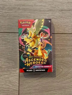 Pokemon TCG: Mega Evolution Ascended Heroes - Booster Bundle New and Sealed - Image 1