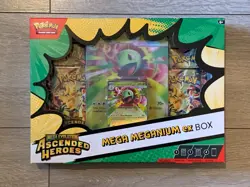 Pokemon: Mega Evolution Ascended Heroes Mega Meganium Ex Box New and Sealed - Image 1