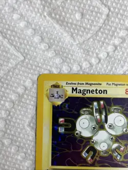 1999 Pokemon Fossil Magneton 1st Edition Holo 11/62 Free Shipping - Image 2