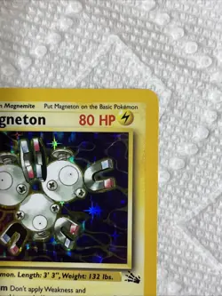 1999 Pokemon Fossil Magneton 1st Edition Holo 11/62 Free Shipping - Image 5