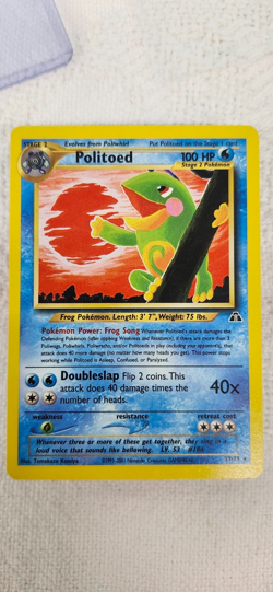 Pokemon Politoed 27/75 Neo Discovery Regular - Image 2