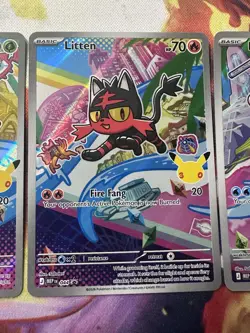 First Partner Illustration Collection Series 1 Gen 7 Alola Starters Pokemon TCG - Image 3