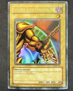 Left Arm of the Forbidden One LOB-123 Ultra Rare Unlimited MP - Clean Front - Image 2
