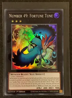 Number 49: Fortune Tune | KICO-EN048 | Super Rare | 1st | King's Court | YuGiOh - Image 1