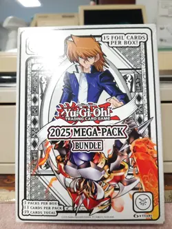 Yugioh 2025 Mega Pack Bundle SEALED FROM BOX 3 Packs 39 Cards Total 1st Edition - Image 1