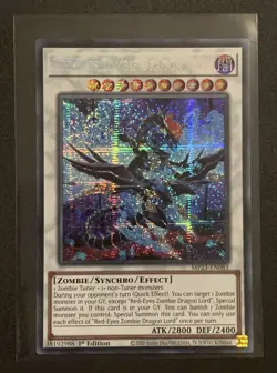 Red-Eyes Zombie Dragon Lord - MP23-EN083 - Prismatic Secret Rare - 1st - YuGiOh - Image 1