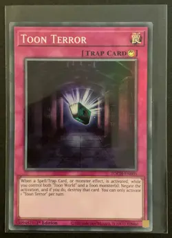 Toon Terror - TOCH-EN005 - Super Rare - 1st Edition - Yugioh TCG - Image 1