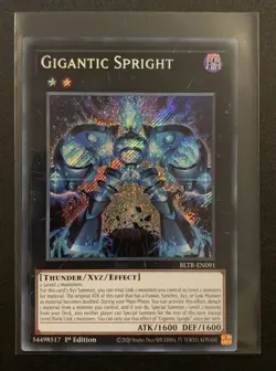 Gigantic Spright - BLTR-EN091 - Secret Rare - 1st Edition - Yugioh TCG - Image 1