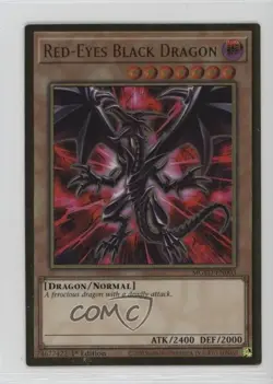 Red-Eyes Black Dragon 1st Ed. YuGiOh Maximum Gold: El Dorado #MGED-EN003 - Image 1