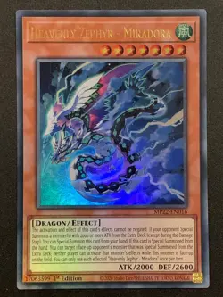 Heavenly Zephyr - Miradora | MP22-EN016 | Ultra Rare | 1st Edition | YuGiOh TCG - Image 1