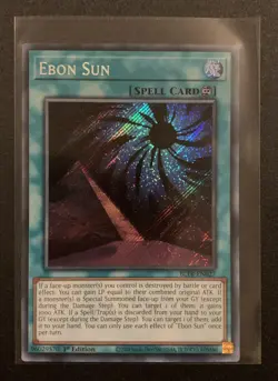 Ebon Sun - BLTR-EN027 - Secret Rare - 1st Edition - Yugioh TCG - Image 1