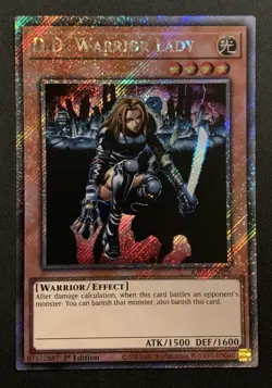 D.D. Warrior Lady - RA03-EN129 - Platimun Secret Rare - 1st Edition - YuGiOh - Image 1
