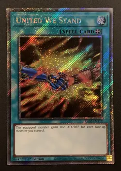 United We Stand - RA03-EN112 - Platimun Secret Rare - 1st Ed - YuGiOh - Image 1