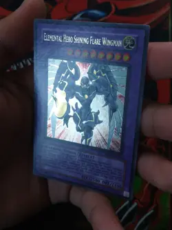 Elemental Hero Shining Flare Wingman - EEN-EN036 Ultra Rare Unlimited Yugioh LP - Image 2