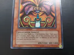 Yugioh - Exodia the Forbidden One MC1-EN001 Secret Rare Limited Edition Promo - Image 3